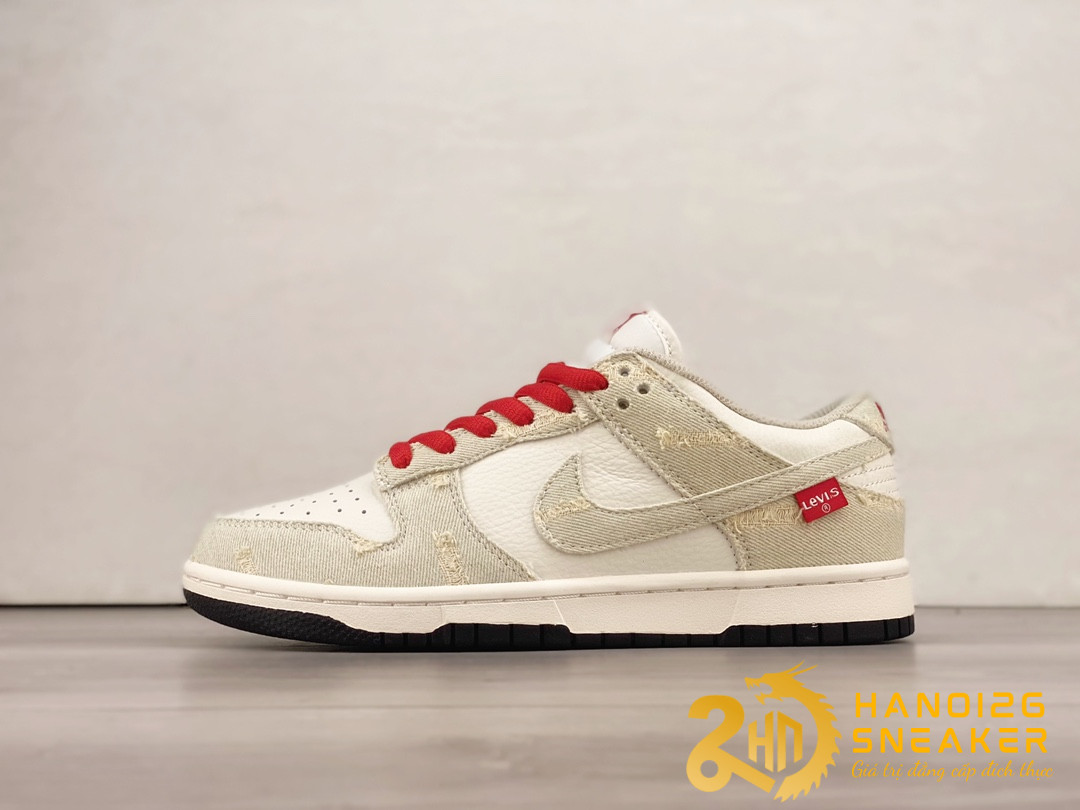 Giày Nike Dunk Low Levis Off-White Denim