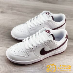 Giày Nike Dunk Low Retro White Night Maroon (1)