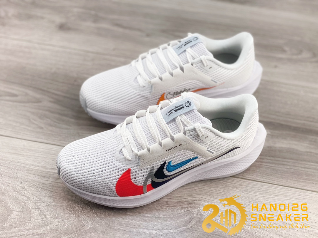 Giày Nike Pegasus 40 Premum White Multi Color (1)