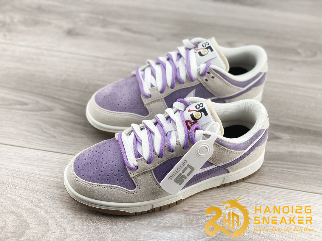 Giày Nike SB Dunk Low 85 Grey Purple Black (1)
