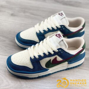 Giày Nike SB Dunk Low Denim Blue Green Purple (1)
