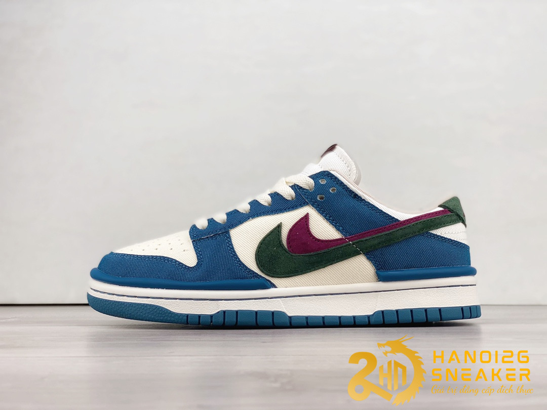 Giày Nike SB Dunk Low Denim Blue Green Purple