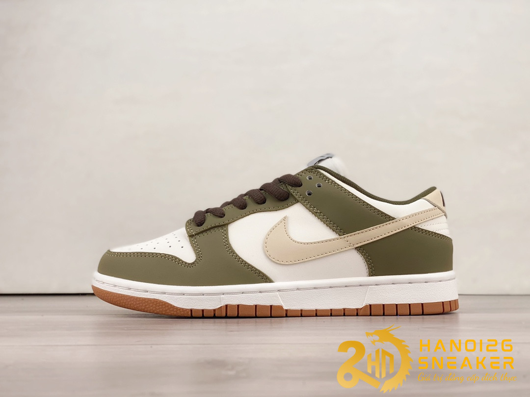 Giày Otomo Katsuhiro Dunk Low White Olive Green