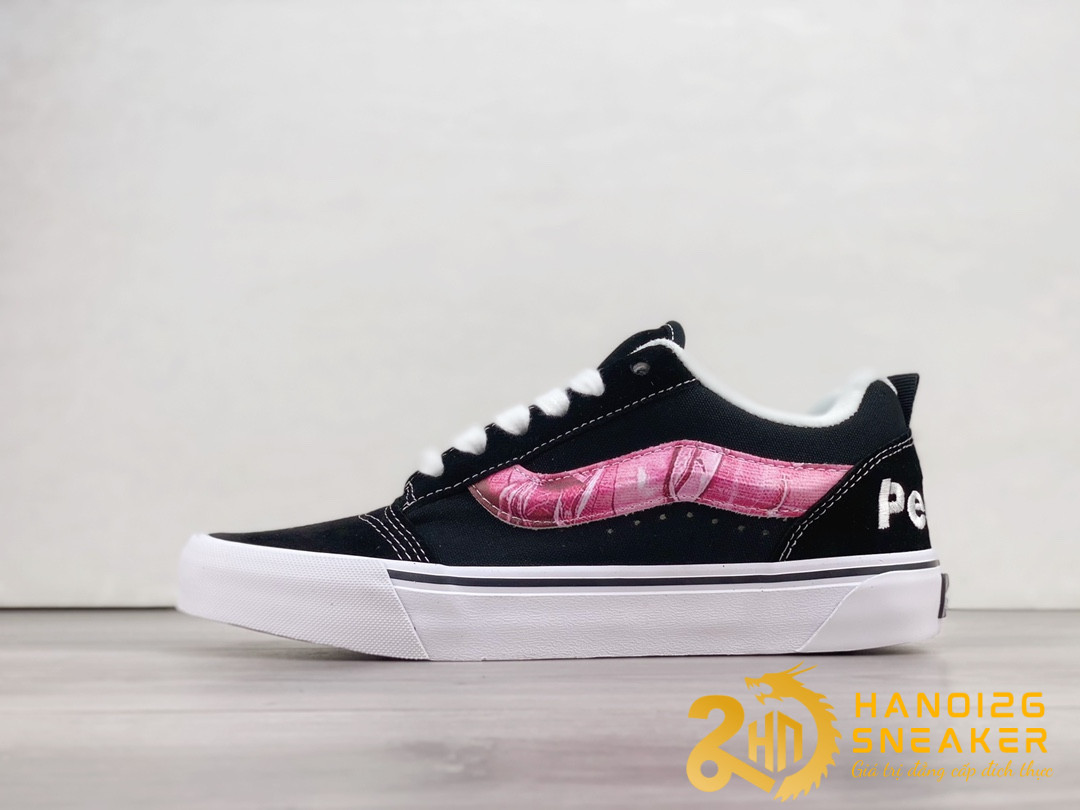 Giày Peaches x Vans Knu-Skool Black Pink