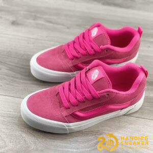Giày Vans Knu Skool Nubuck Pink Glo (1)