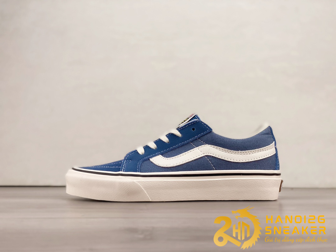 Giày Vans SK8-Low Dark Blue White