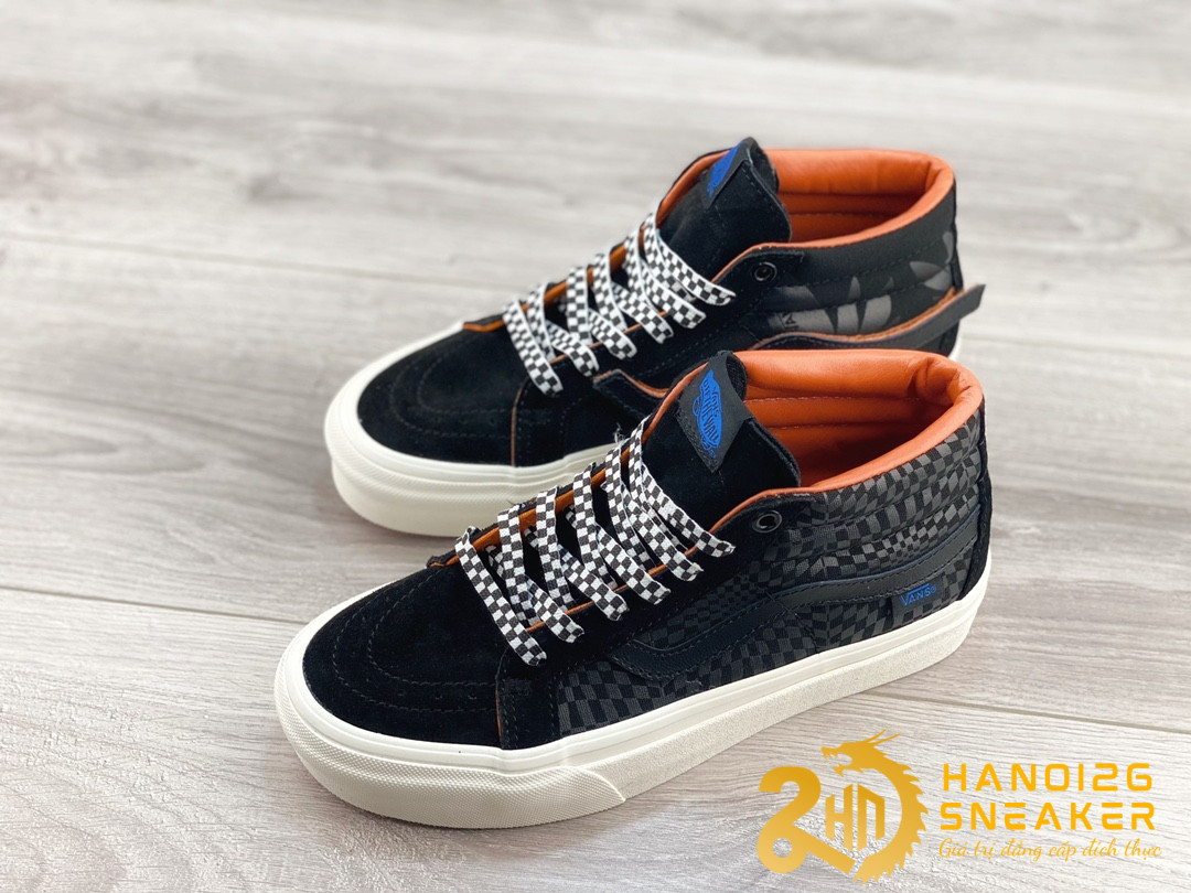 Giày Vans SK8 Mid X PORTER Yoshida Black Original (1)