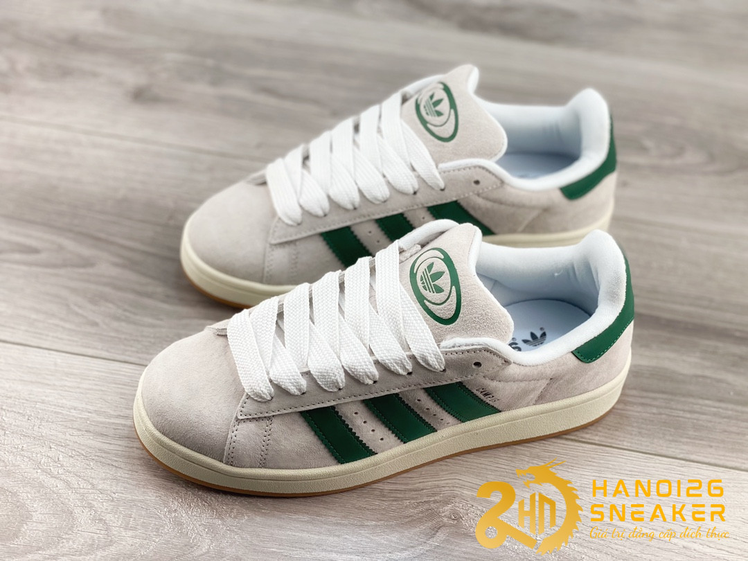 Gìày Adidas Originals Campus 00S Beige Green GY0038 (1)