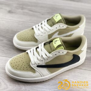 Giày Jordan 1 Retro Low Golf Travis Scott Neutral Olive (1)