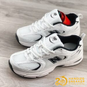 Giày New Balance 530 White Black Details (1)