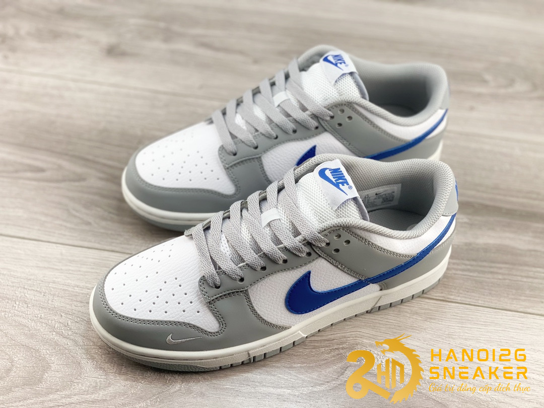 Giày Nike Dunk Low Grey White Royal FN3878 001 (1)