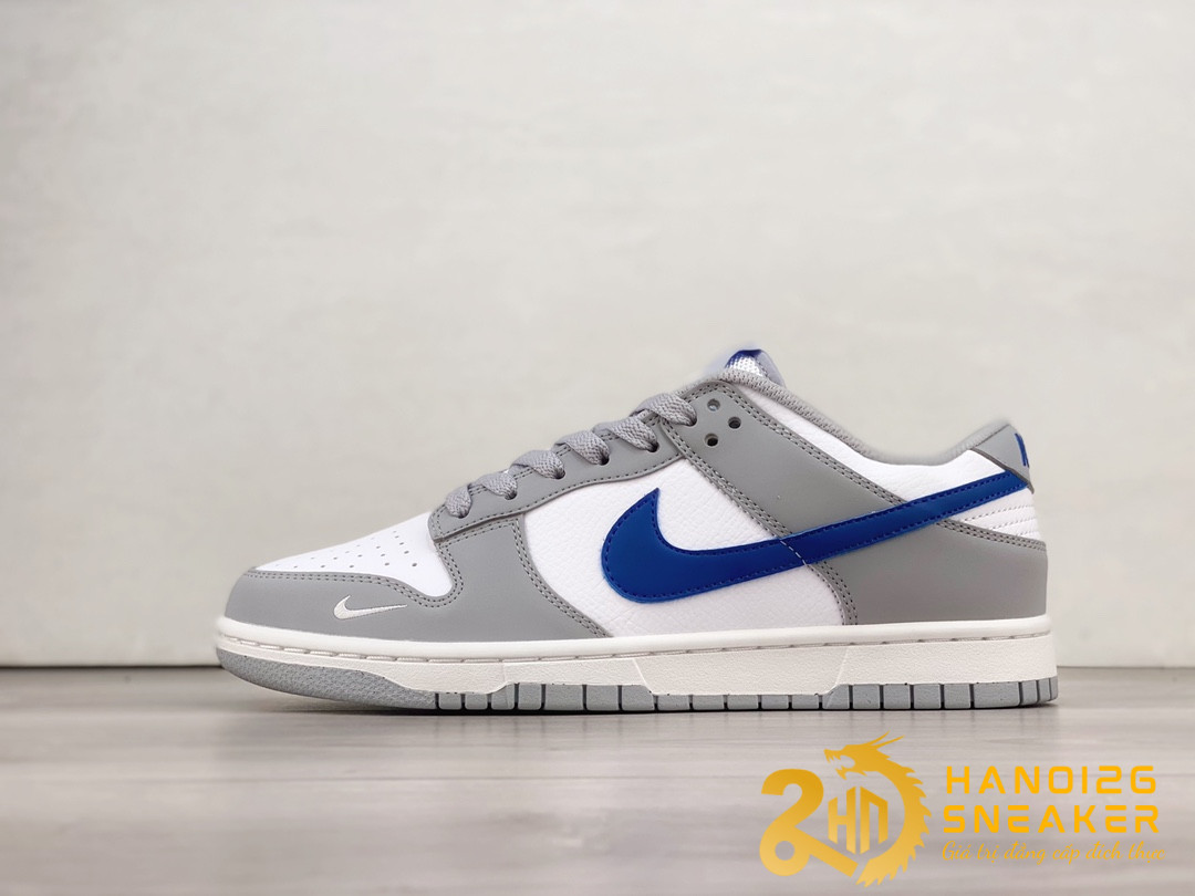 Giày Nike Dunk Low Grey White Royal FN3878-001