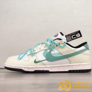Giày Nike Dunk Low Three-hook Beige Green
