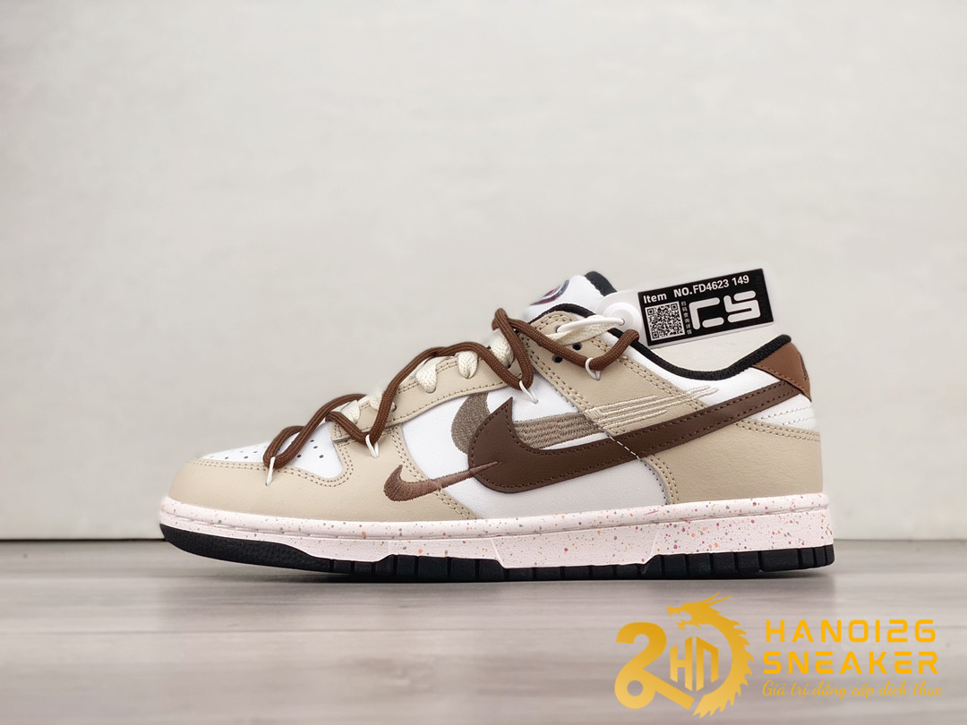 Giày Nike Dunk Low Three-hook Dynamic Brown