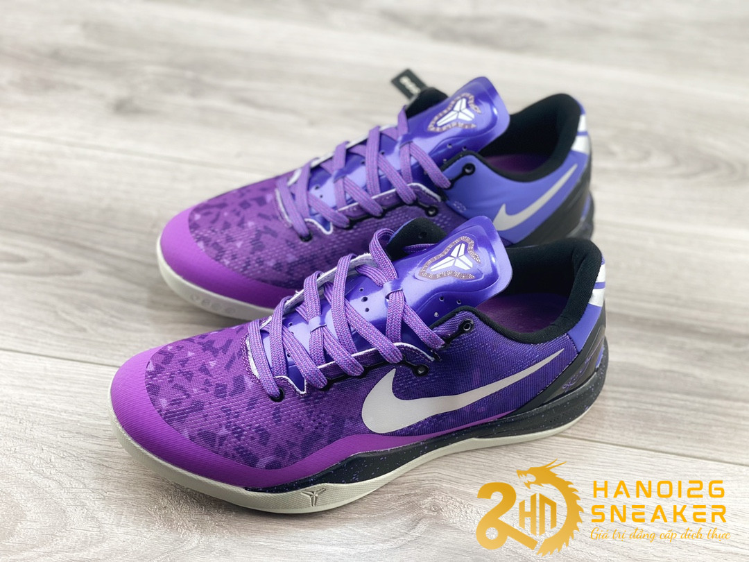 Giày Nike Kobe 8 Playoffs Purple Platinum (1)