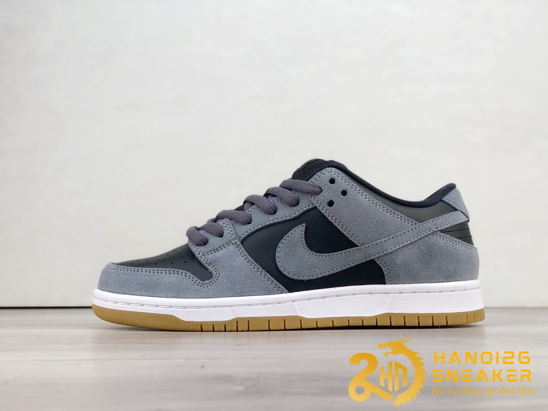 Giày Nike SB Dunk Low Dark Grey Black Gum