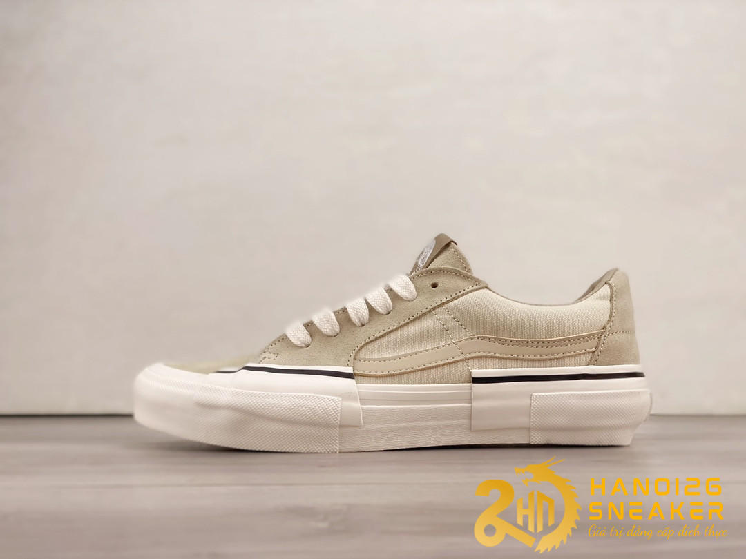 Giày Vans Sk8-Low Reconstru Beige White