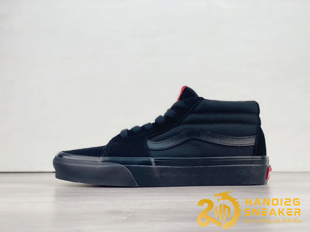 Giày Vans Sk8-Mid Black Samurai Middle