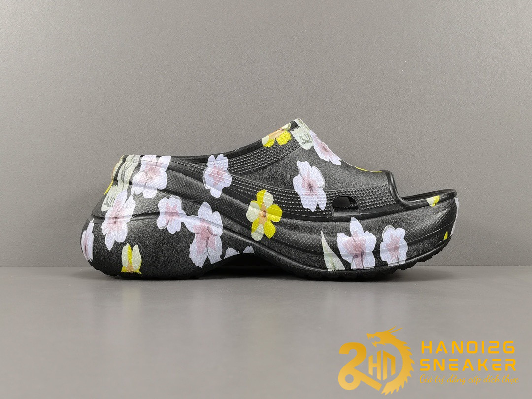 Dép Crocs X Balenciaga Wmns Pool Slide Sandal 'Floral'