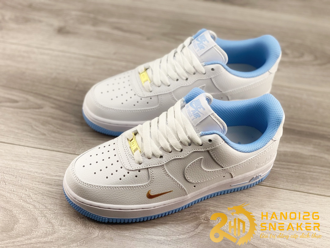 Giày Nike Air Force 1 07 LV8 White Royal Blue Gold (1)