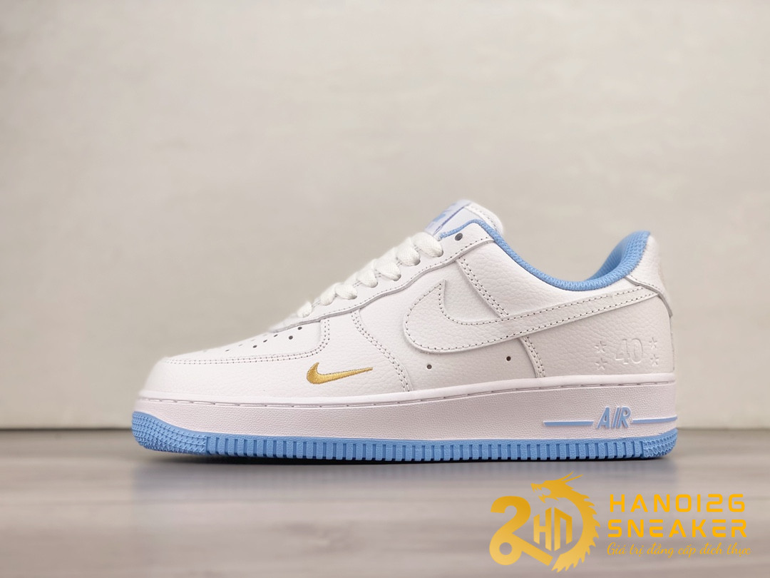 Giày Nike Air Force 1 07 LV8 White Royal Blue Gold