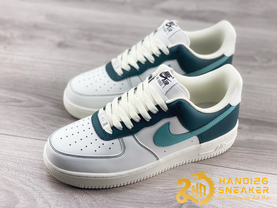 Giày Nike Air Force 1 07 Low Green Lake White (1)