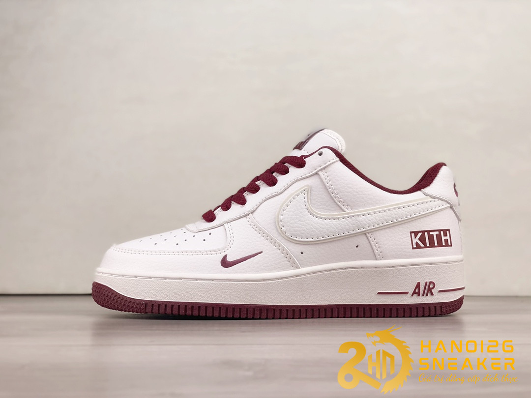 Giày Nike Air Force 1 07 Low Kith Dark Red