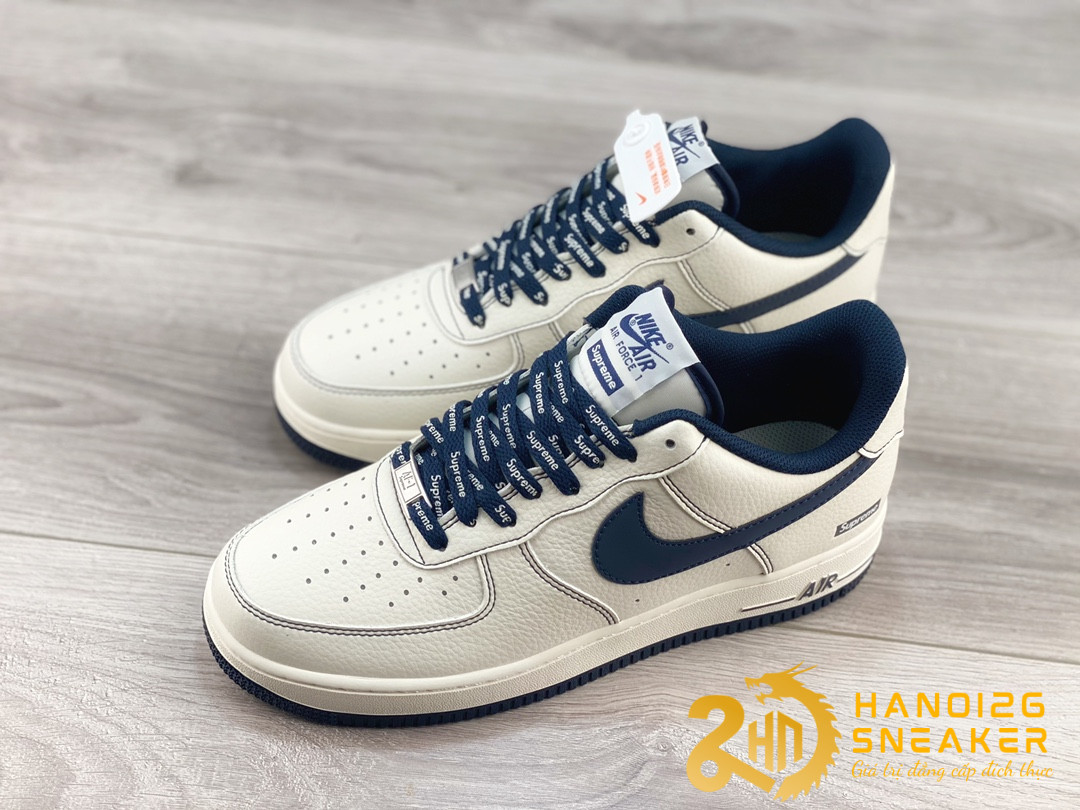 Giày Nike Air Force 1 07 Low LV8 Navi Supreme (1)