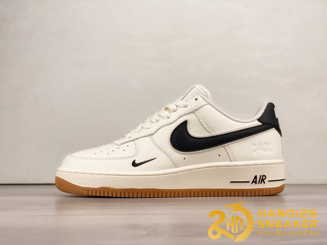 Giày Nike Air Force 1 07 Off White Black Gum