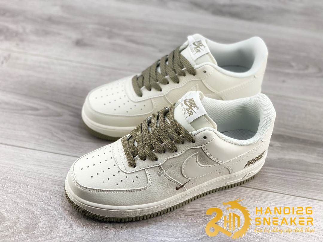 Giày Nike Air Force 1 07 Off White Green (1)