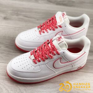Giày Nike Air Force 1 White Picante Red (7)