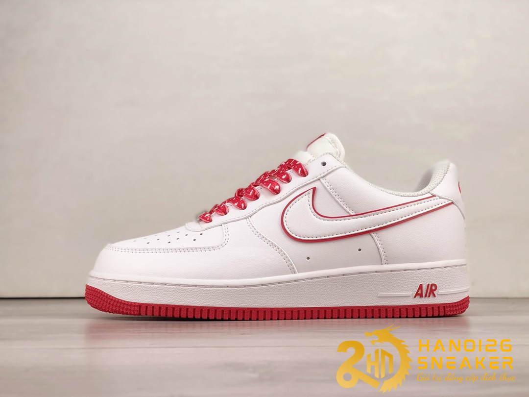 Giày Nike Air Force 1 White Picante Red