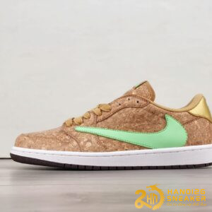 Giày Jordan 1 Low Travis Scott Natural Yellow