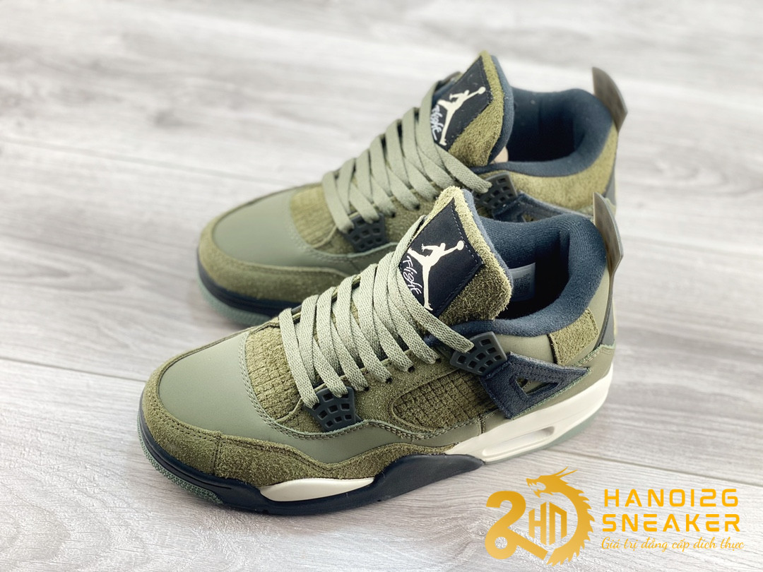 Giày Jordan 4 Retro SE Craft Medium Olive (1)