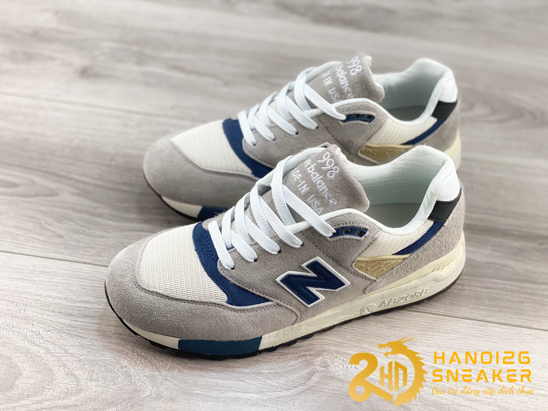 Giày New Balance 998 Made In USA Grey Navy (1)