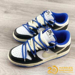 Giày Nike Dunk Low White Black Royal (1)
