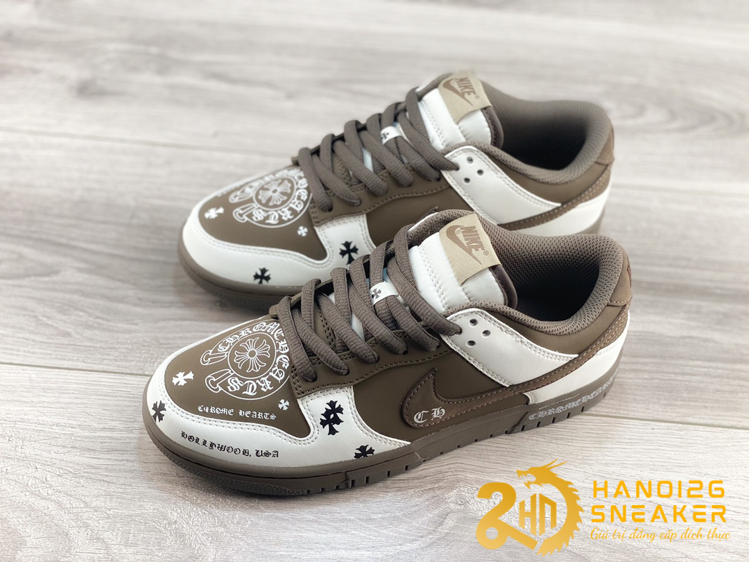 Giày Nike Dunk Low X Chrome Hearts (1)