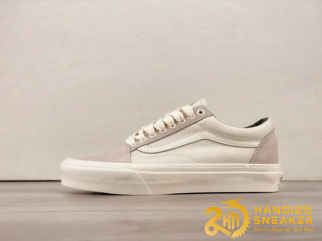 Giày Vans Old Skool Clean Fit White