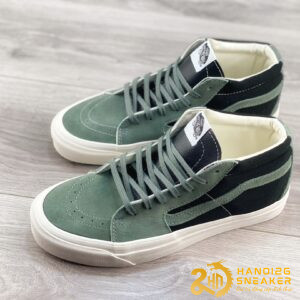 Giày Vans Vault OG SK8 Mid LX Tri Tone Rose Green (1)