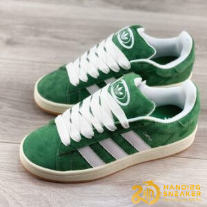 Giày Adidas Campus 00s Dark Green Cloud White (1)