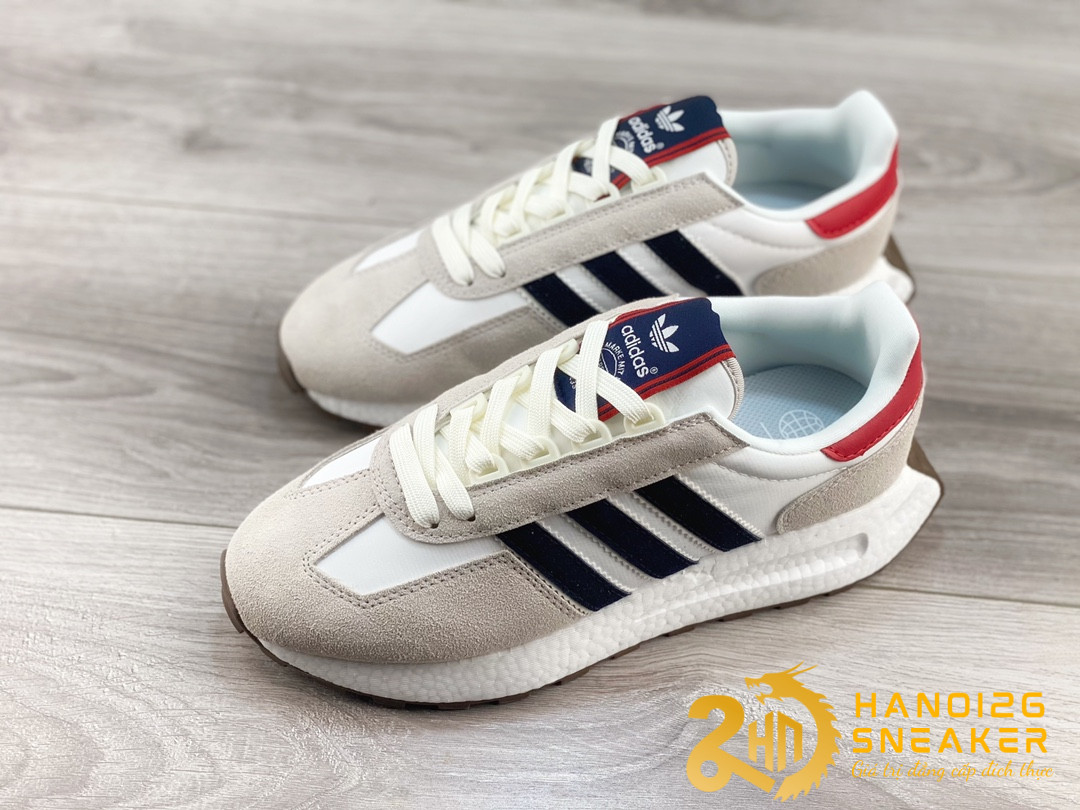 Giày Adidas Retropy E5 Cloud White Red Navy Blue (1)