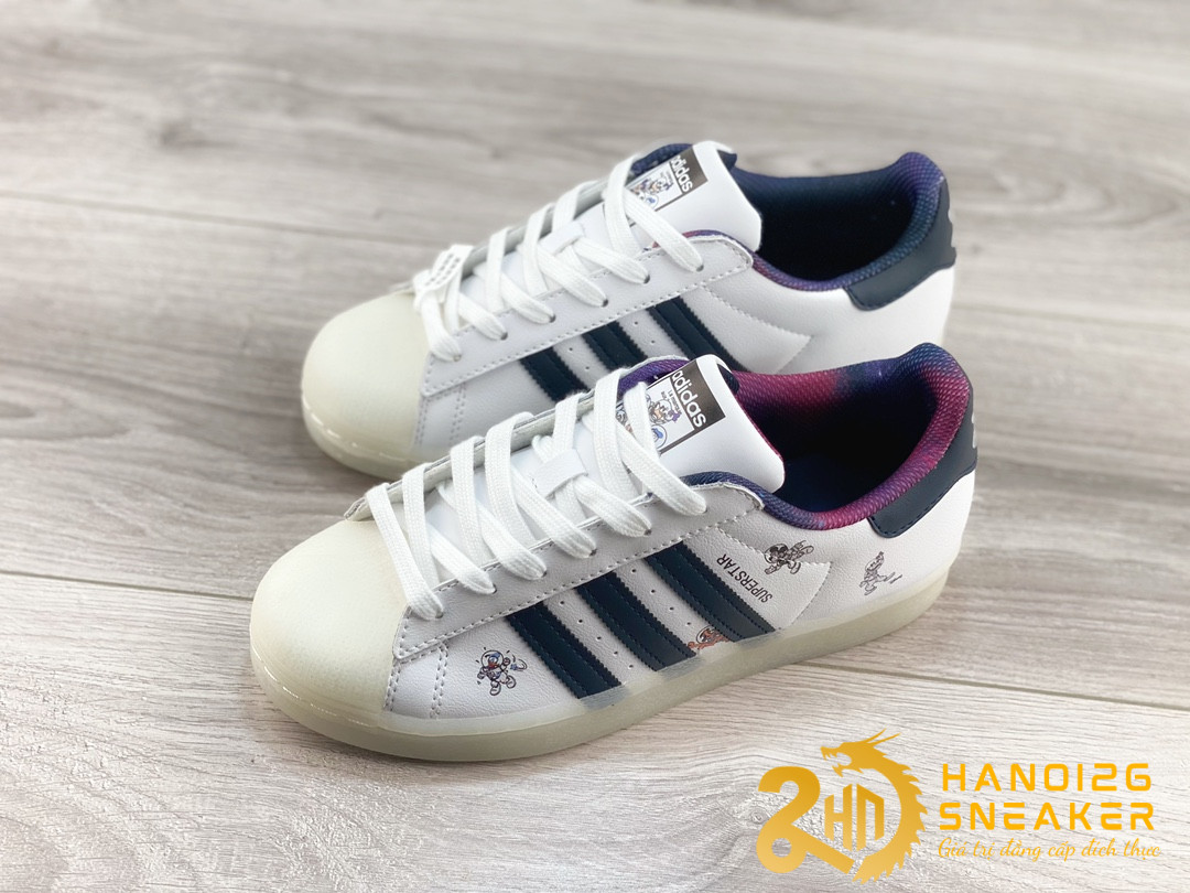 Giày Adidas Superstar X Disney White HQ2175 (4)