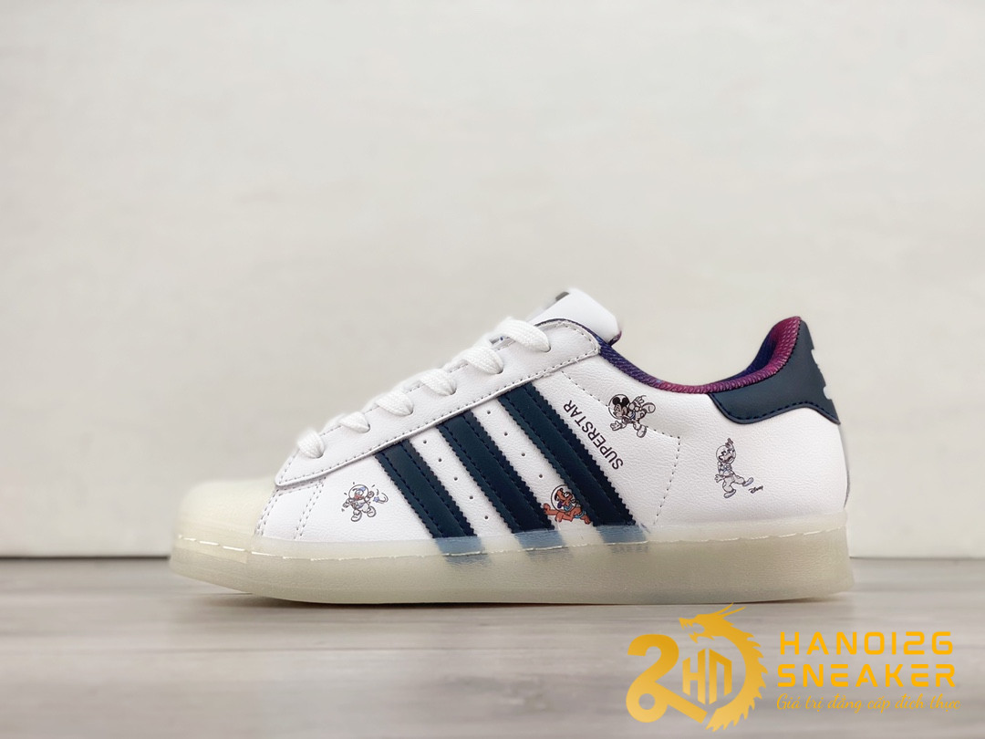 Giày Adidas Superstar x Disney White HQ2175