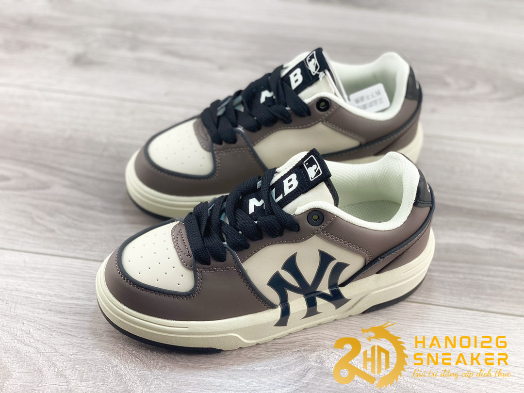 Giày MLB Chunky Liner Basic New York Yankees Brown (1)