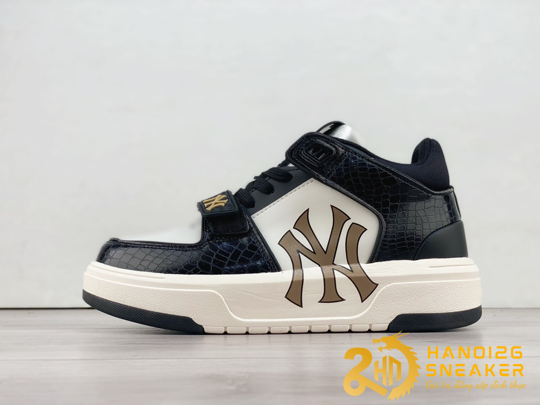 Giày MLB Chunky Liner Mid Lux Black 3ASXCMC3N