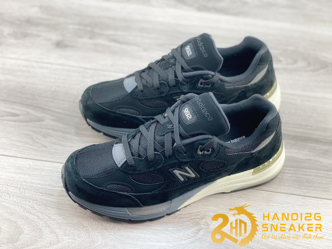 Giày New Balance 992 Black Grey Made In USA (1)