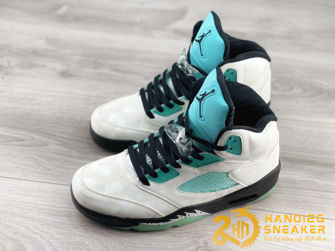 Giày Nike Air Jordan 5 Retro Island Green (1)