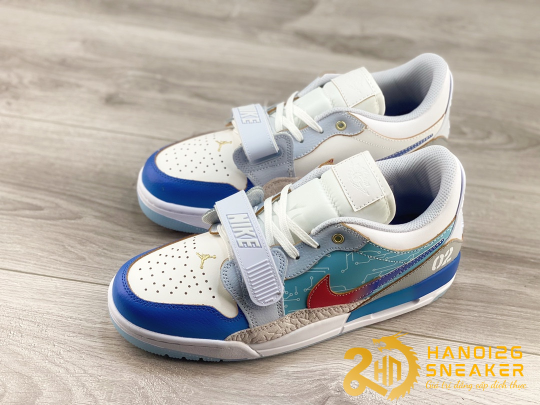 Giày Nike Air Jordan Legacy 312 Low Red White Blue (1)