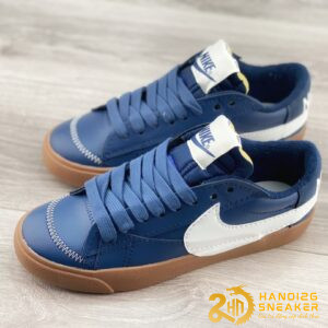 Giày Nike Blazer Low 77 Jumbo WNTR Midnight Navy Gum (1)