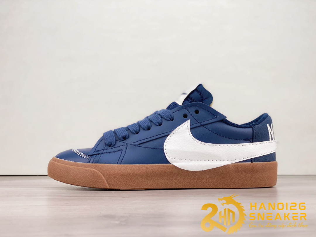 Giày Nike Blazer Low 77 Jumbo WNTR Midnight Navy Gum